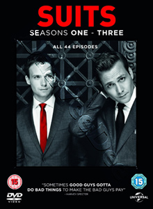 Suits |Seasons 1-3 | Suits - Seasons One, Two & Three |44 Episodes  DVD